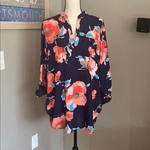 Floral lightweight tunic